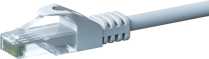 Danicom CAT6 UTP patchkabel - 3 meter wit - CCA - netwerkkabel - internetkabel - UTP kabel - RJ45 - 1000 mbit/s
