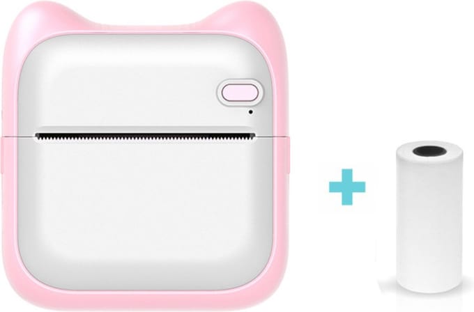 Livano Camera - Printer - Digitale Foto Camera - Camera Met Printer - Oplaadbaar - Roze
