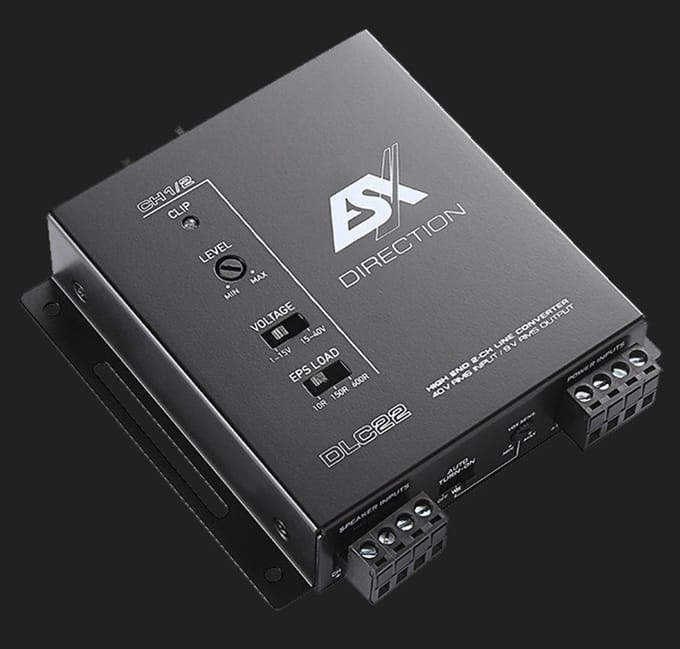 ESX DIRECTION DLC22 high low converter 2 kanaals HQ Line Driver