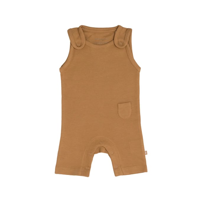 Baby's Only Salopette Pure - Caramel - 68 - 100% ecologisch katoen - GOTS