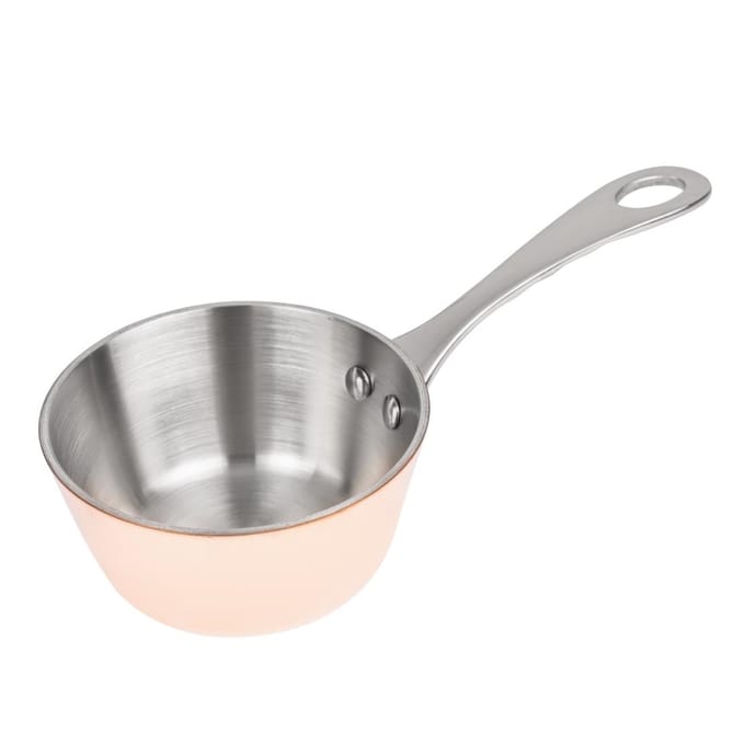 Triwall Mini Koperen Sauteuse - 8cm - Vogue GG761 - Horeca & Professioneel