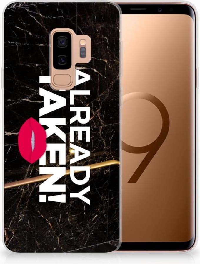 Samsung Galaxy S9 Plus Siliconen hoesje met naam Already Taken Black