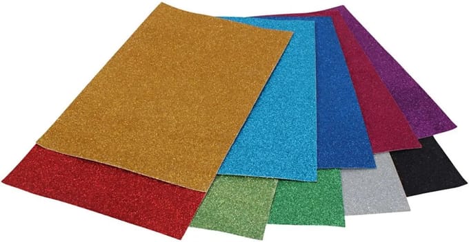 Creativ Company Glitterkarton 250gr A4 Multi 50 vel