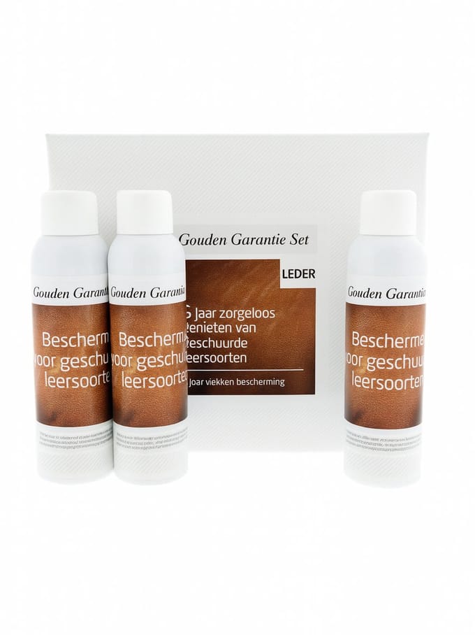 Leather Master - Nubuck & Suède Beschermer – 3x 200 ml - 5 Jaar Bescherming
