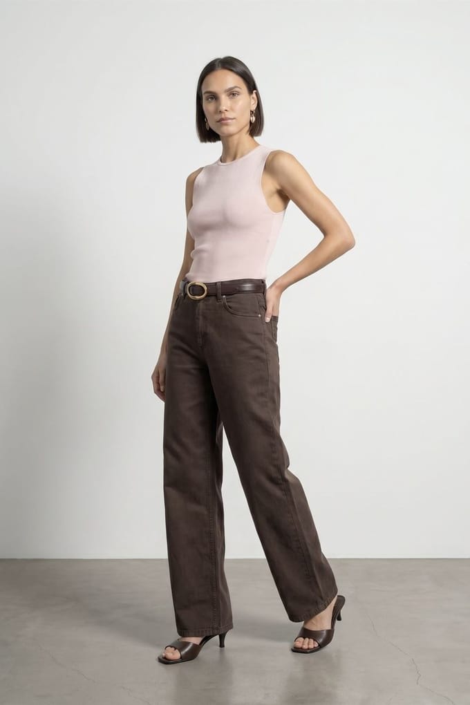 Hoge Taille Wijde Jeans