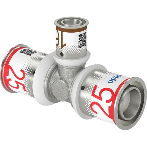 Uponor s-press plus tee verloopstuk 25 x 16 x 25 mm