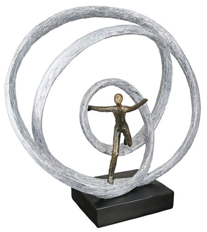 Gilde Handwerk Decoratie beeld Sculptuur "Liberation" H 35 cm B 38 cm
