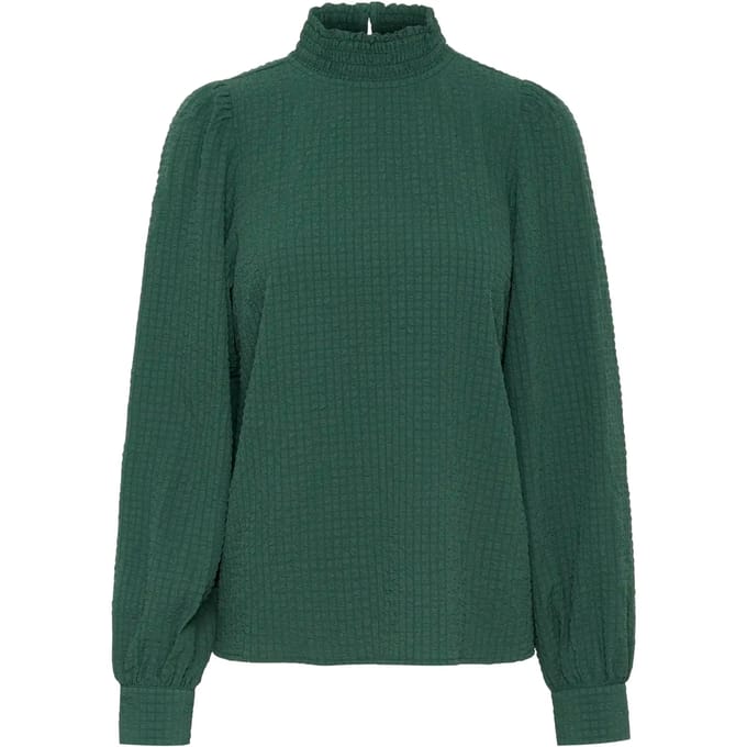 Blouse met lange mouwen Regular fit Garden Topiary green