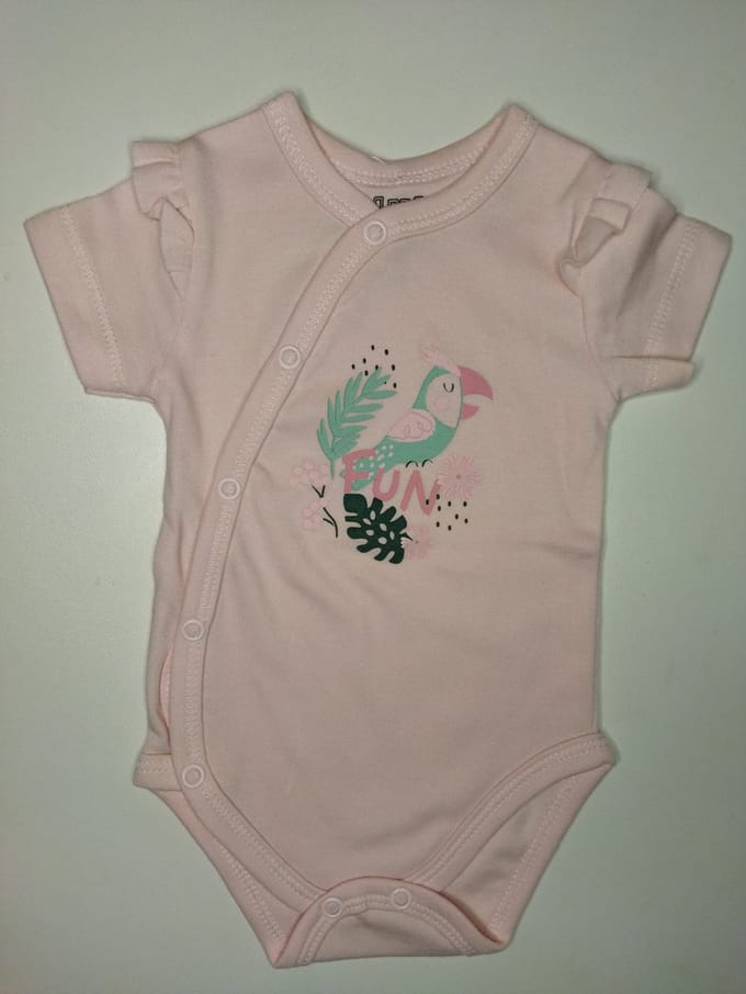 Nini - Rompertje Evi - Omslagromper - Overslagromper - Maat 62 - 2 t/m 4 maanden