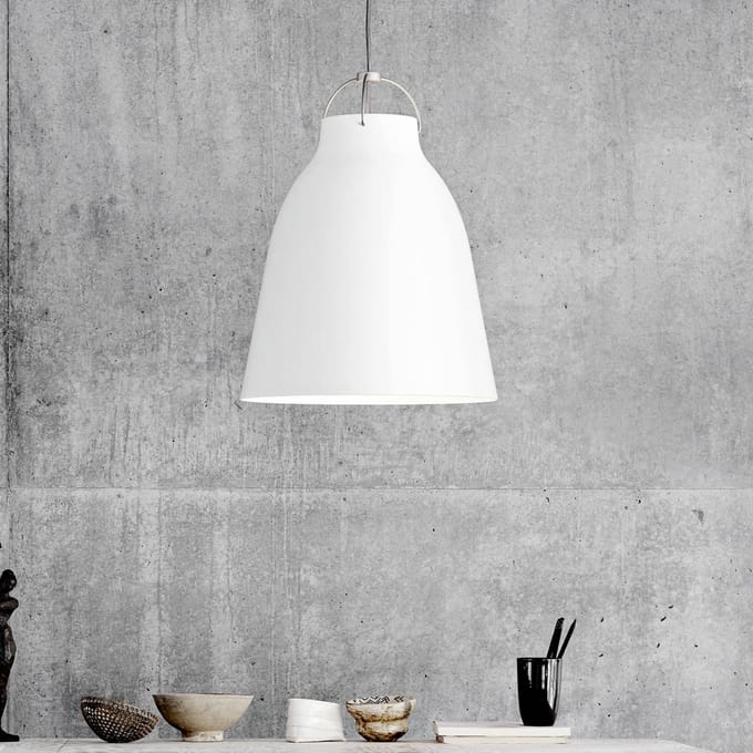 Fritz Hansen - Caravaggio hanglamp - wit - Kabellengte 6m - P3=L