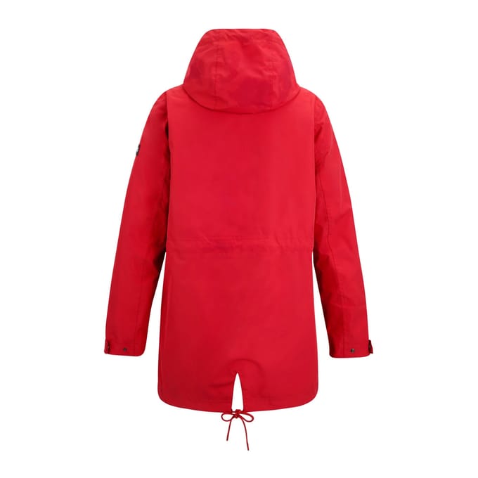 Regatta Dames/Dames Norana Waterdichte Jas (Rood met een hoog risico)