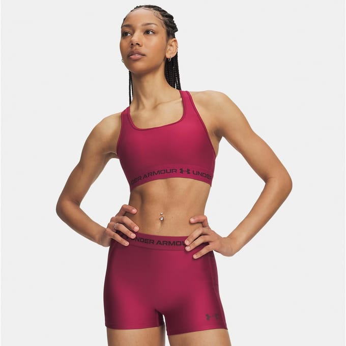 Under Armour Crossback Mid Sport-bh Dames Rood K622