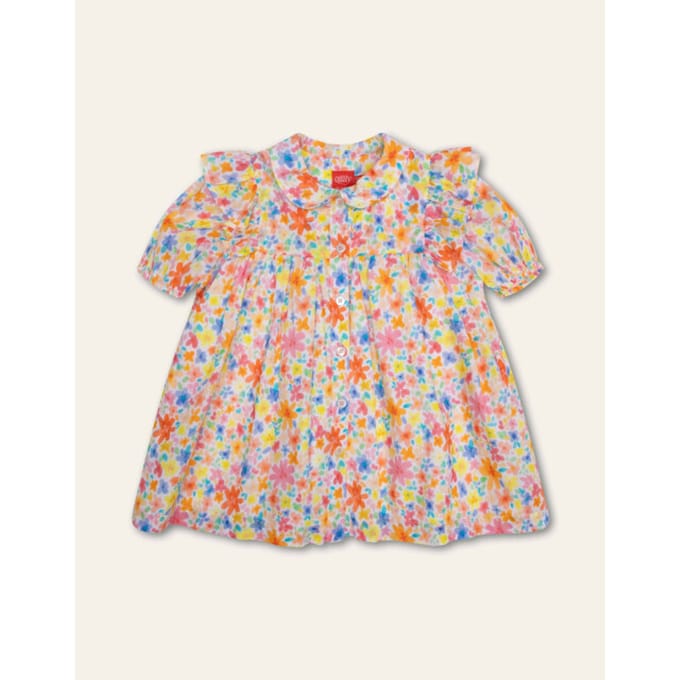Oilily Delicia Jurk- maat110/5yr Bright Wit