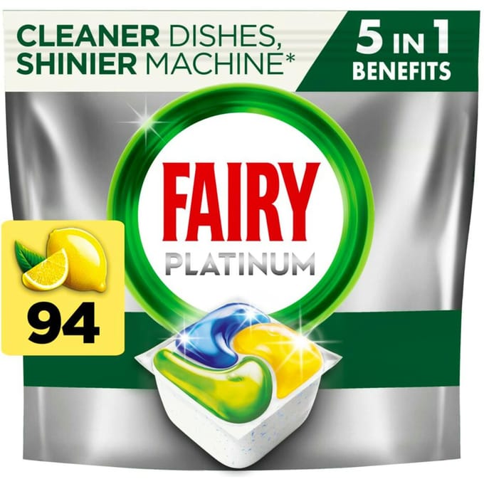 Fairy (Dreft) All In One Dishwasher Tablets Platinum Lemon 94 st