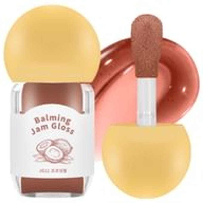 BLACK ROUGE - Balming Jam Gloss - 12 Colors JG12 Coconut Jam