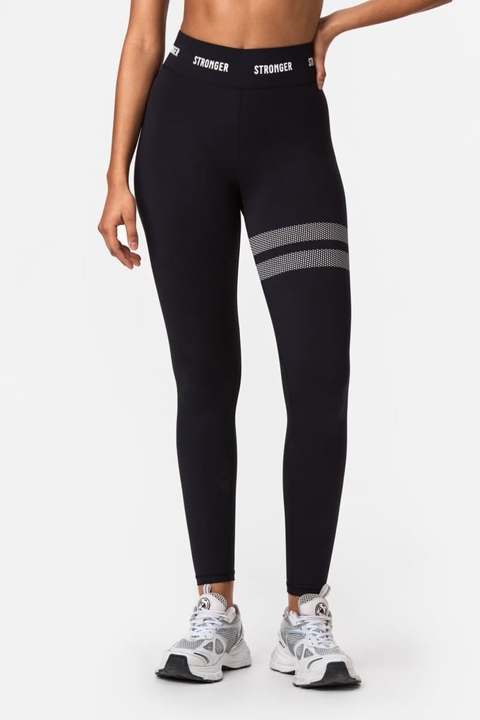Stronger - Hero Legging - Sportlegging - Dames - Zwart - Maat XS