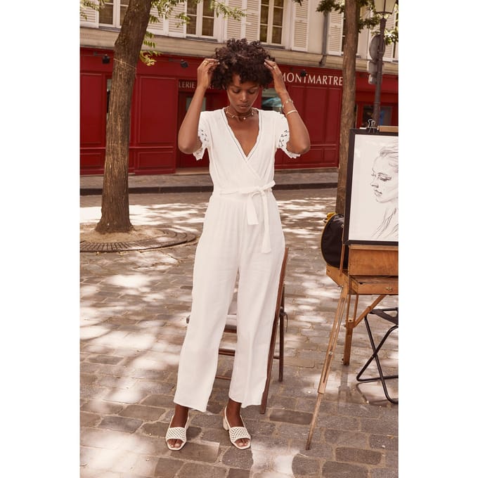 Louise Misha Jumpsuit Atina Off-white Maat: 34 | Jumpsuits Outlet | Dames | Wit