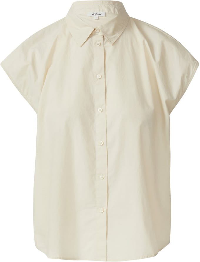 s.Oliver - female - Overhemdblouse van popeline in een relaxed fit