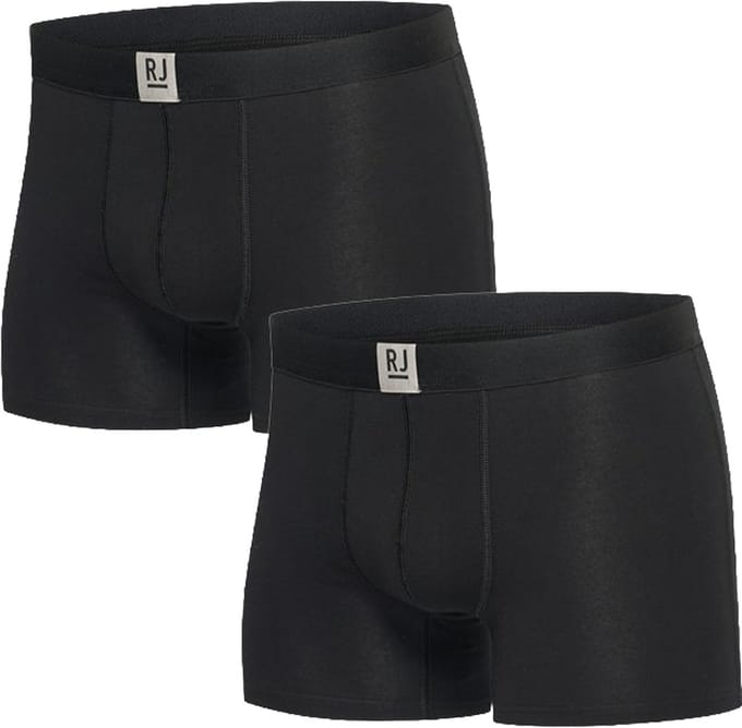 RJ Everyday 2-Pack Eindhoven Heren Boxershort Zwart M