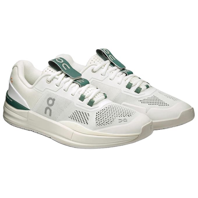 On The Roger Pro 1 White | Evergreen Maat: 44 | Trainingsschoenen Outlet | Heren | Wit