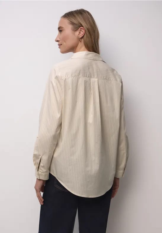 Gestreepte zakelijke blouse