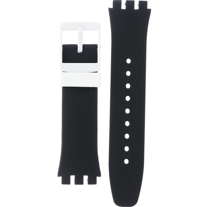 Swatch ASUSB420 Nothing Basic About Black Horlogeband