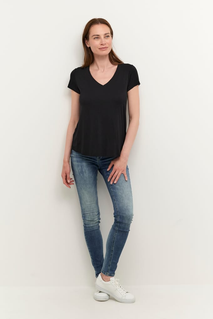 Dames-T-shirt met v-hals CULTURE Poppy