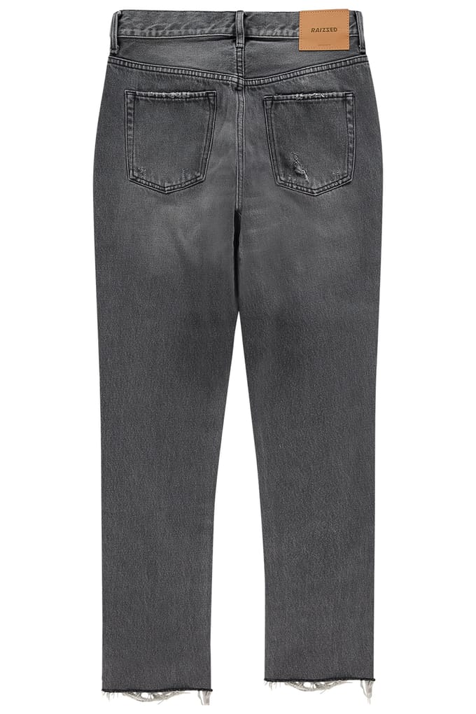 RAIZZED Oceans Cropped Jeans Light Grey Stone Maat: W26 | Skinny Jeans Outlet | Dames | Grijs