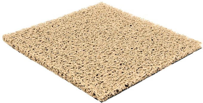 Rubbermagazijn - Spaghettimat beige - 60x90cm - Schoonloopmat - Entreemat - Deurmat
