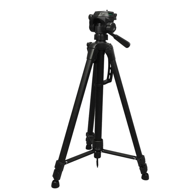 Professionele Camera Statief Verstelbare Hoogte Aluminium Camera Mount Statief Standaard met Opbergtas black
