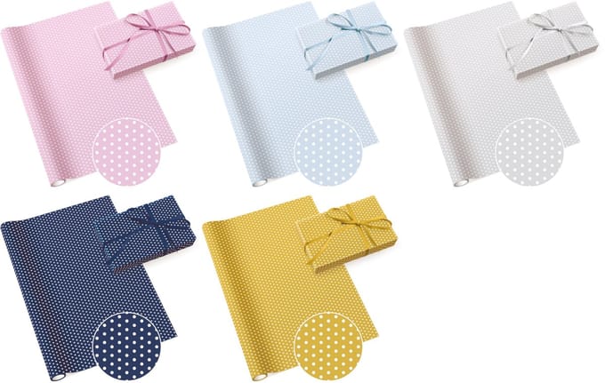 PAW - 5 Rollen Cadeaupapier 70 x 200 cm - Stippen