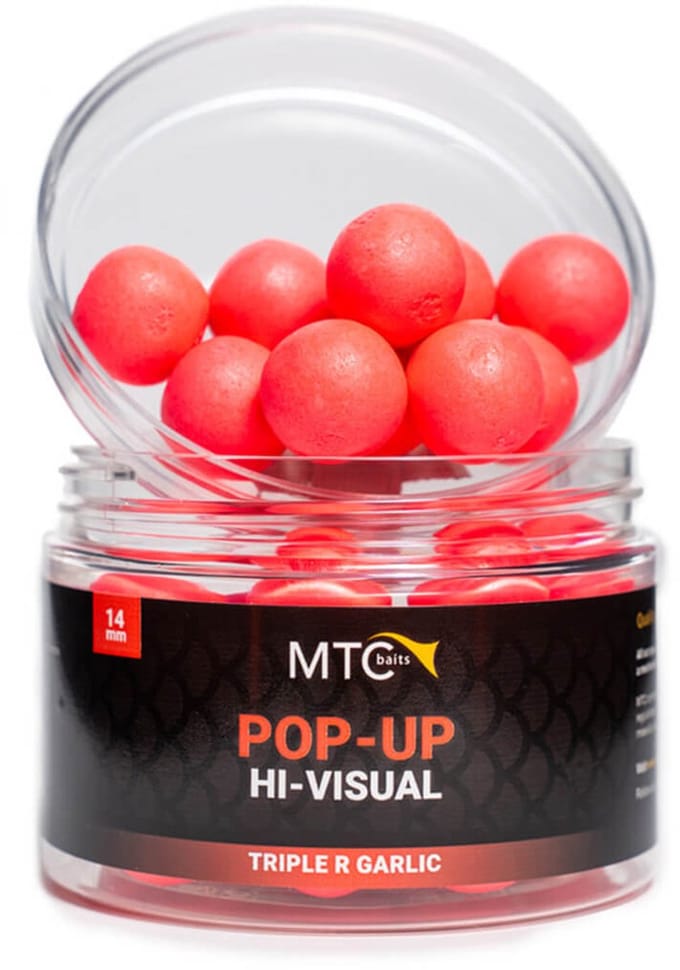MTC Baits Triple R Garlic - Pop-Up Hi-Visual