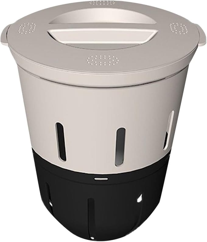 Bodem Composter - Wormenbak Tuin - Afval Verwerken - Draaideksel - 12.5 Liter - Zwart