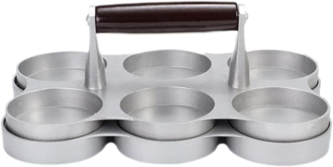 Vlees Pastei Maker - Hamburgerpers - Pasteitjes Maken - Antiaanbaklaag - 22.9 Centimeter Diameter - Grijs