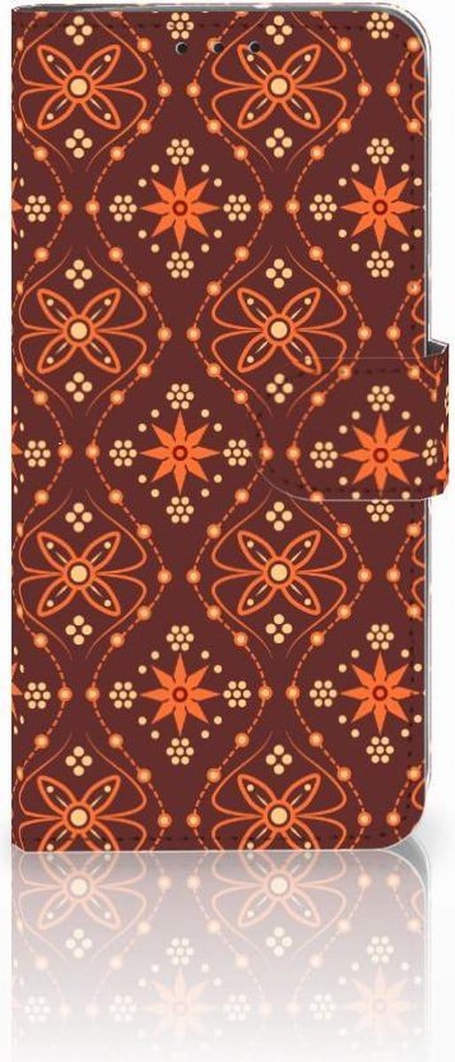 Motorola Moto G7 Power Telefoon Hoesje Batik Brown