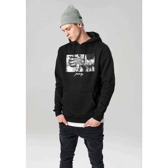 Mister Tee - Pray 2.0 Hoodie/trui - 3XL - Zwart