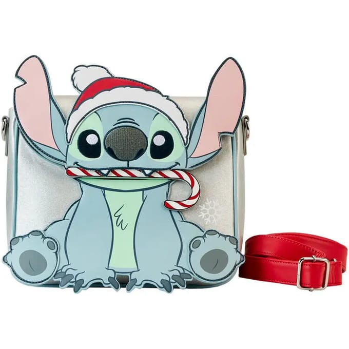 Schoudertas voor meisjes Loungefly Disney Stitch Holiday glitter