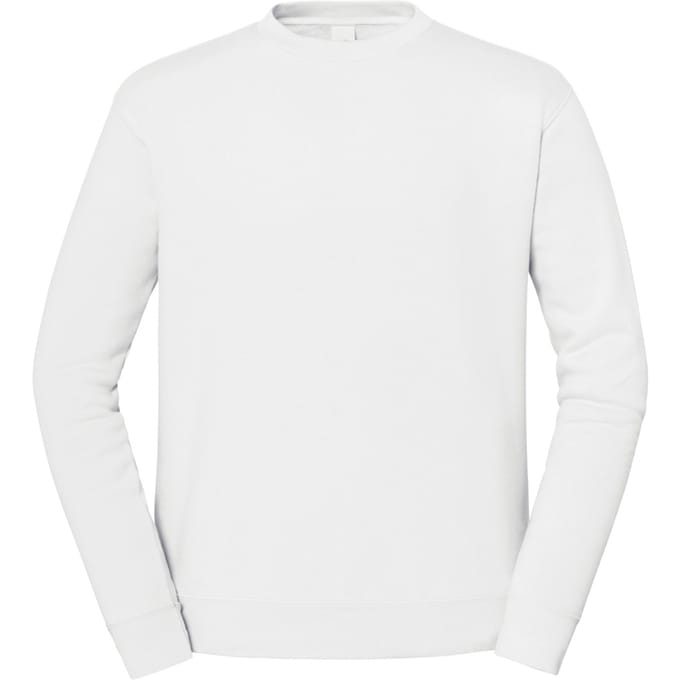 Fruit of the Loom Heren Iconic Premium Ingelegd Sweatshirt (Wit)