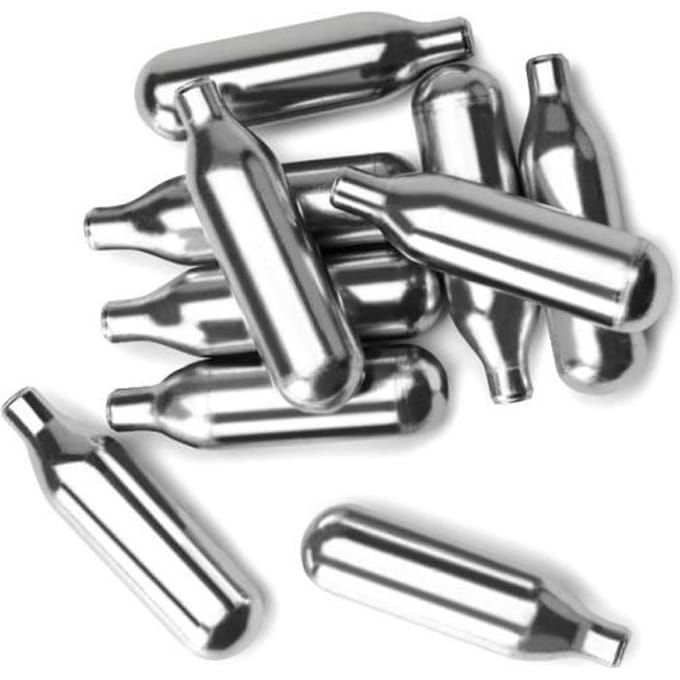IBILI 744100 CO2-patronen voor Soda Sifon Aluminium Zilver 9 x 4 x 7 cm