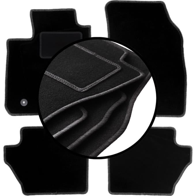 Complete set veloursmatten voor: Ford Ka+ hatchback (2014-)