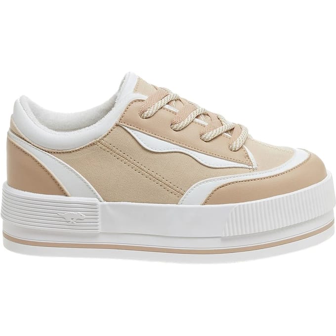 Rocket Dog Dames/Dames Wink Platform Trainers (Kameel)