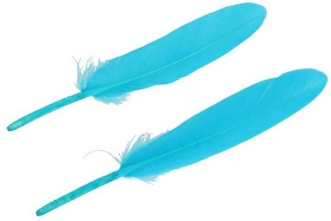 Hobbyveren - Knutselveren - Lichtblauw 11-15cm - 20 Stuks