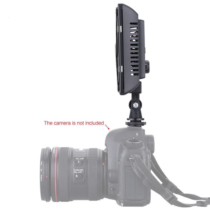 Pro 300 LED's 6000K fotografiecamera Camcorder videolamppaneel gray