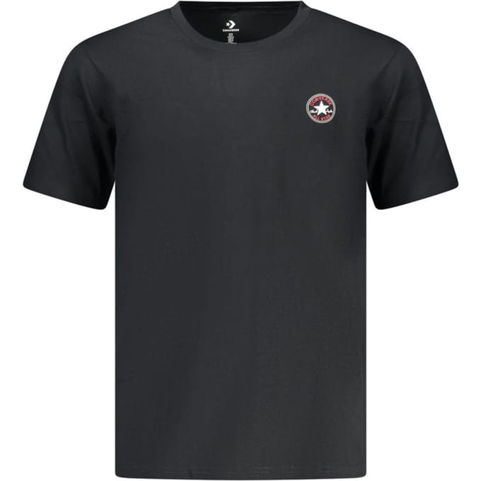 Converse Zwart Katoenen T-Shirt voor Mannen