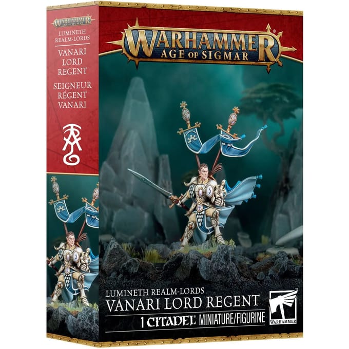 Beeldjes Games Workshop Warhammer AoS - Lumineth Realm-Lords : Seigneur Regent Vanari