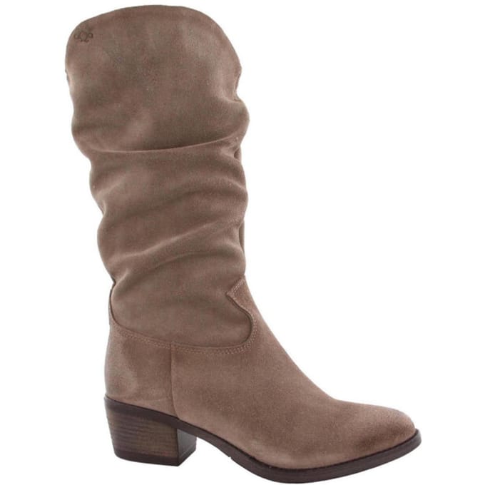Aqa Hoge laarzen taupe Suede - Dames - Maat 36