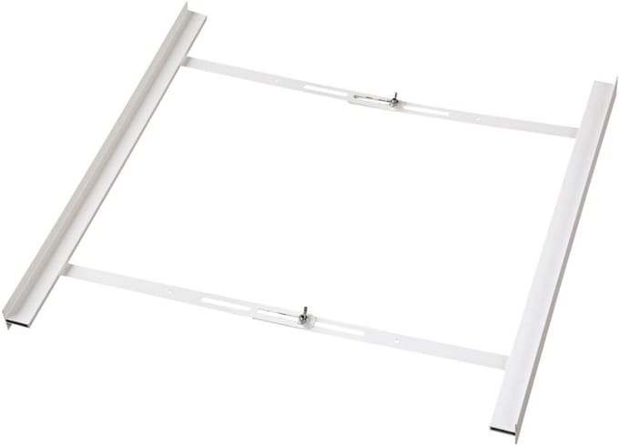 Stapelset Wasmachine - Droger Opbergkit - Apparaten Stabiliseren - Universele Pasvorm - 62 cm Lengte - Wit