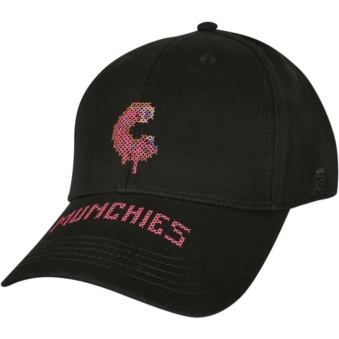 Cayler & Sons - Munchie Stitches Curved Verstelbare pet - Zwart/Multicolours