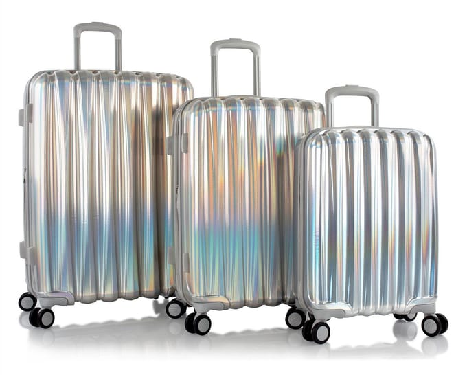 HEYS trolley Astro 3pc Set Silver zilverkleurig 76cm