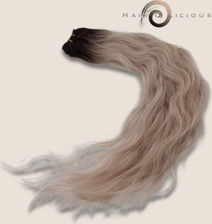 Machine Weft | 100 gram | 60 cm | Kleur 4B/60A